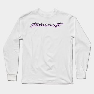 Steminist purple Long Sleeve T-Shirt
